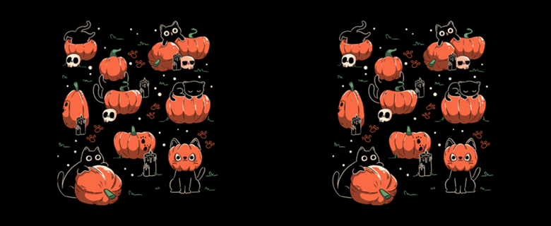 Pumpkin Halloween Cats