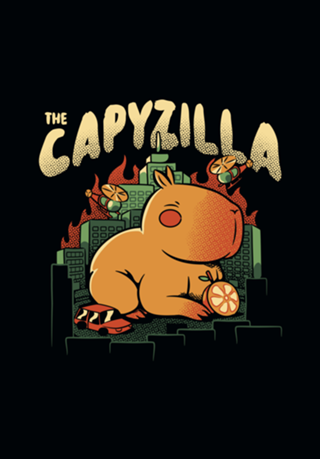 Capyzilla Kawaii Monster