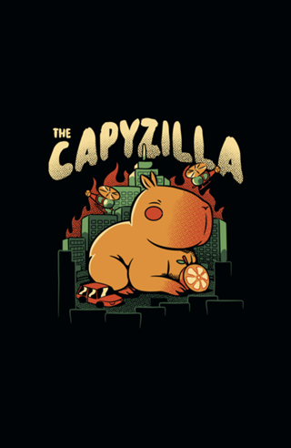 Capyzilla Kawaii Monster