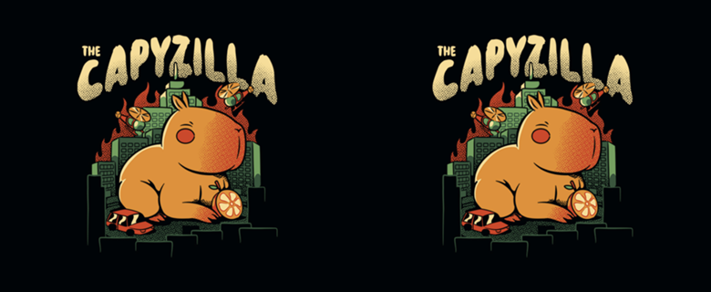 Capyzilla Kawaii Monster