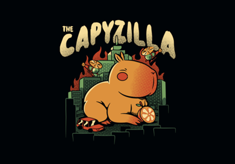 Capyzilla Kawaii Monster