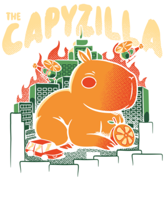 Capyzilla Kawaii Monster