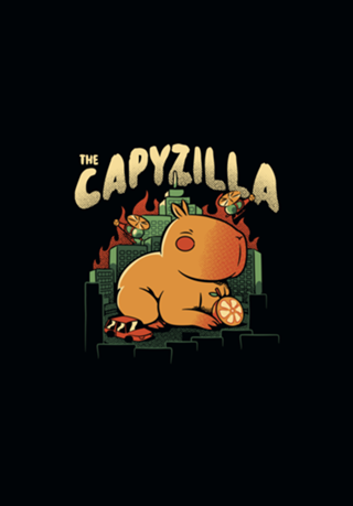 Capyzilla Kawaii Monster