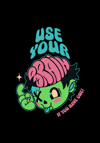 Use Your Brain Zombie
