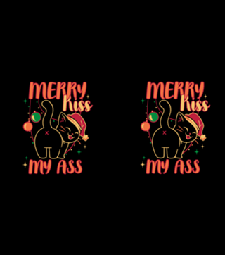 Merry Kiss My Ass Cat