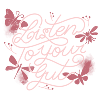 Listen To Your Gut Black
