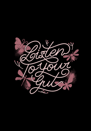 Listen To Your Gut Black