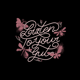 Listen To Your Gut Black