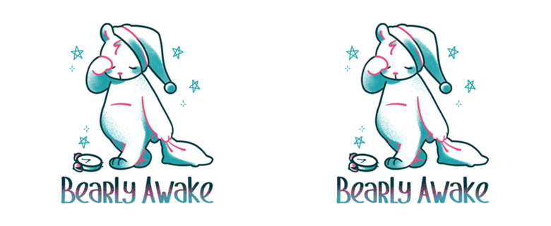 Bearly Awake Kawaii Bear