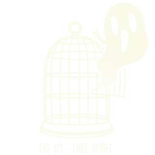 Free Spirit Funny Ghost