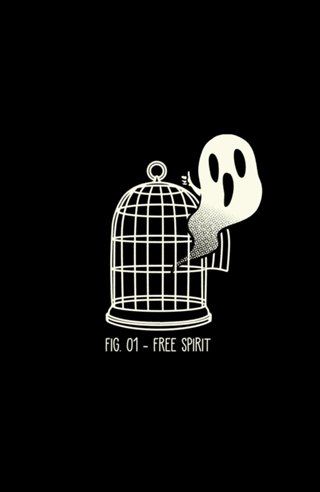 Free Spirit Funny Ghost