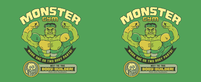 Frankenstein Bodybuilder Gym