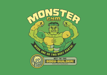 Frankenstein Bodybuilder Gym