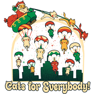 Cats for Everybody Santa is Here