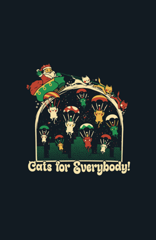 Cats for Everybody Santa is Here