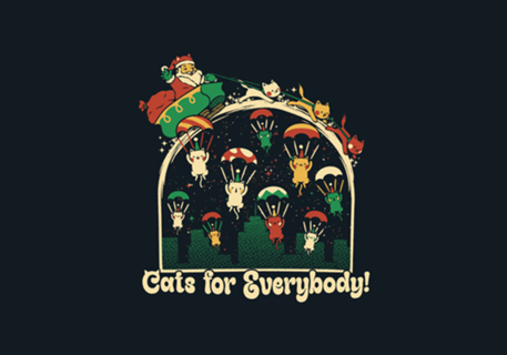 Cats for Everybody Santa is Here
