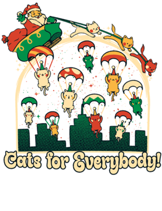 Cats for Everybody Santa is Here