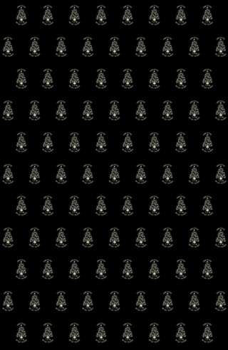 Christmas Tree Little Skulls Black Cat Xmas Kinda