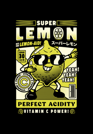 Super Lemon Power! Funny Fruit