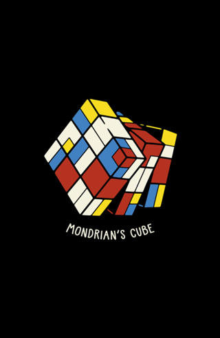 The Mondrian Rubik Cube