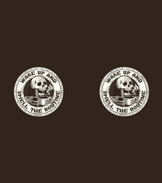 Wake Up And Smell The Routine Funny Skeleton