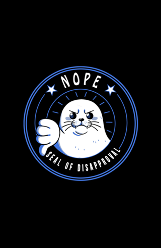 Funny Seal of Disapproval