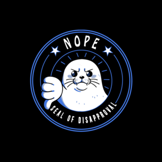 Funny Seal of Disapproval
