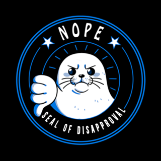 Funny Seal of Disapproval