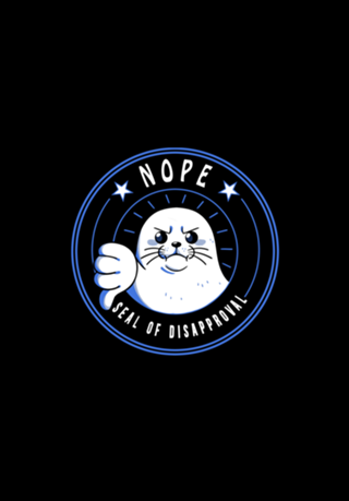Funny Seal of Disapproval