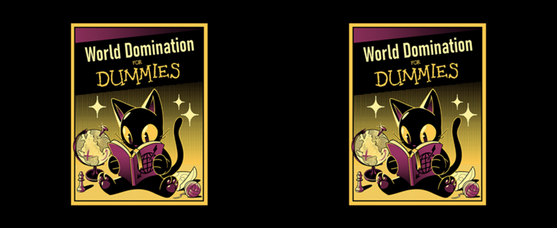World Domination For Dummies Purple