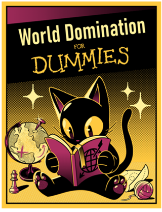 World Domination For Dummies Purple