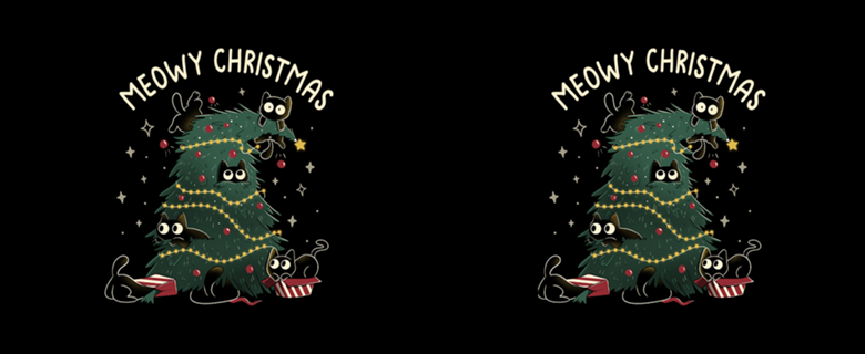 Meowy Christmas Funny Cats