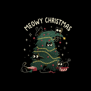 Meowy Christmas Funny Cats