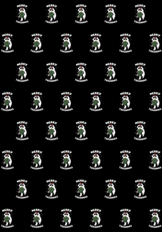Merry Trashmas Xmas Raccoon