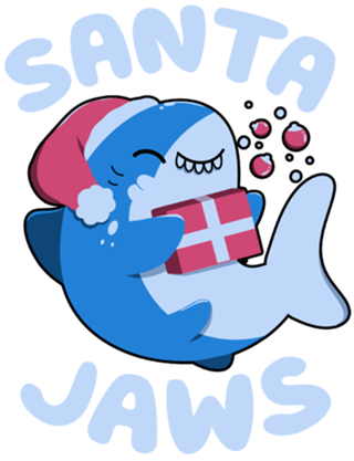 Santa Jaws Xmas Shark