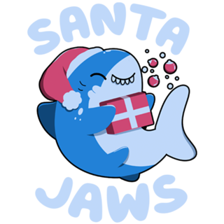 Santa Jaws Xmas Shark