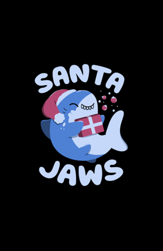 Santa Jaws Xmas Shark
