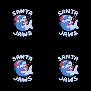 Santa Jaws Xmas Shark