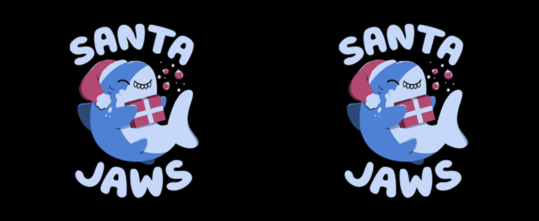 Santa Jaws Xmas Shark