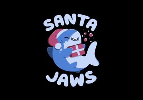 Santa Jaws Xmas Shark