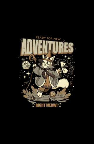 Wizard Cat Ready For New Adventures