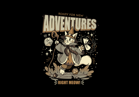 Wizard Cat Ready For New Adventures