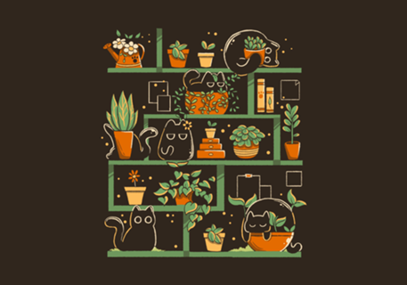 Kitten Garden Brown