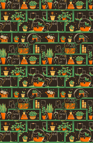 Kitten Garden Brown