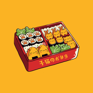 Purrfect Bento Kawaii Cats