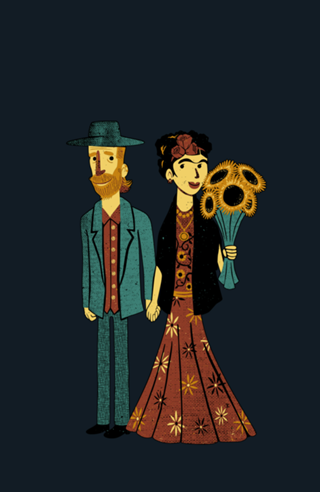 Love is Art Frida Kahlo and Van Gogh