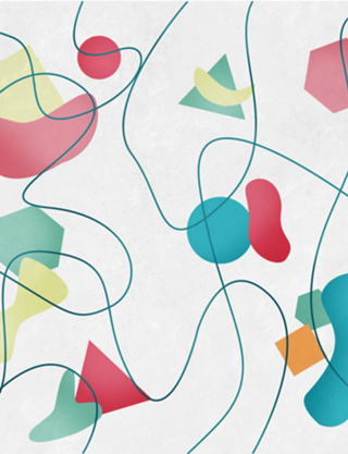 Geometric Miró Pattern