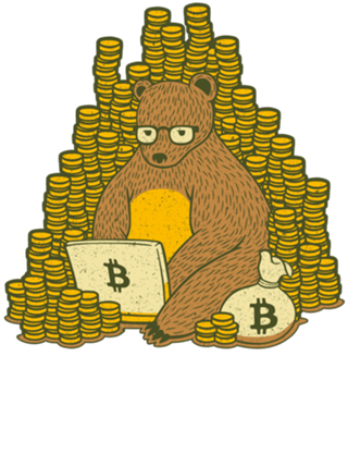 Bitcoin Miner T-shirt Bear