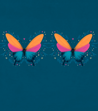 Borboleta floral