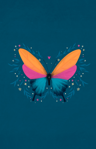Borboleta floral